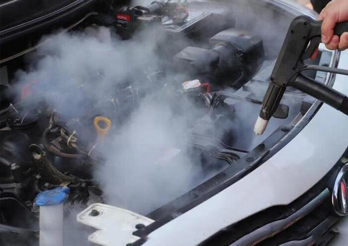 蒸汽洗車機(jī)洗車效果